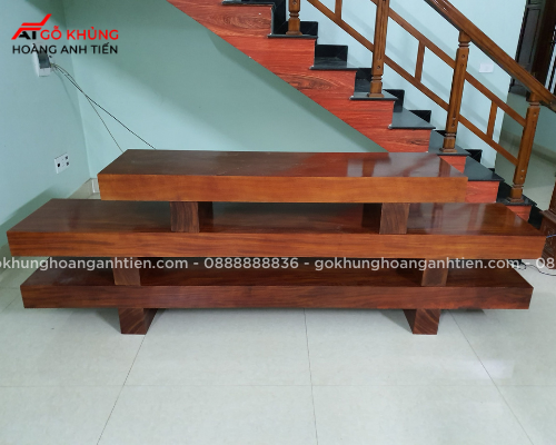 Bàn ghế K3-Sofa Gỗ - Kệ Tivi 01